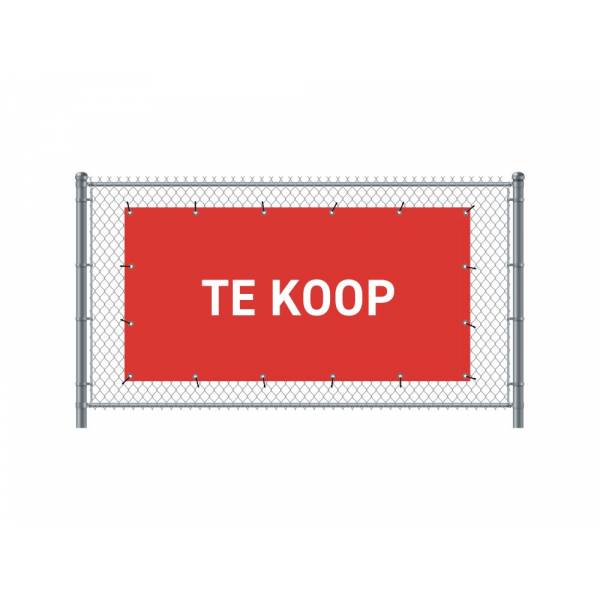 Standardní banner na plot 200 x 100 cm Na prodej holandsky červené