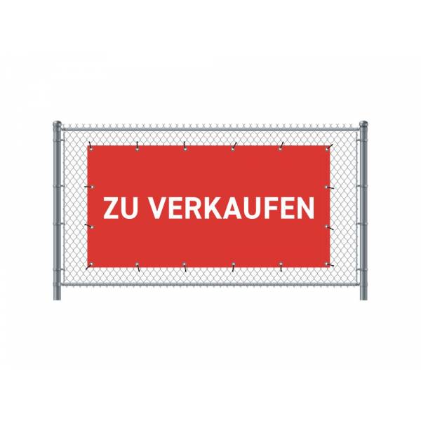 Standardní banner na plot 300 x 140 cm Na prodej Němec Červené