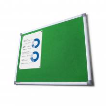 Textilní tabule SCRITTO, zelená, 900x1800mm