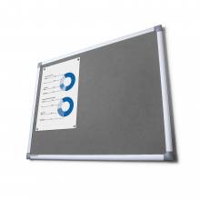 Textilní tabule SCRITTO® nástěnka, šedivá, 900x1200mm