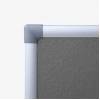 Textilní tabule SCRITTO, šedá, 1000x1500mm - 6