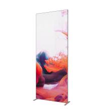 Stěna FlexFrame 100 x 250 cm Stříbrná (vč. prodlužovací sady 50 cm)