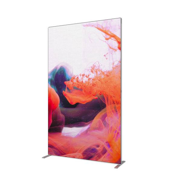 Stěna FlexFrame 120 x 200 cm Stříbrná