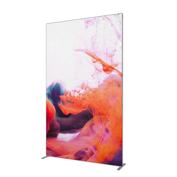 Stěna FlexFrame 150 x 250 cm Stříbrná (vč. prodlužovací sady 50 cm)