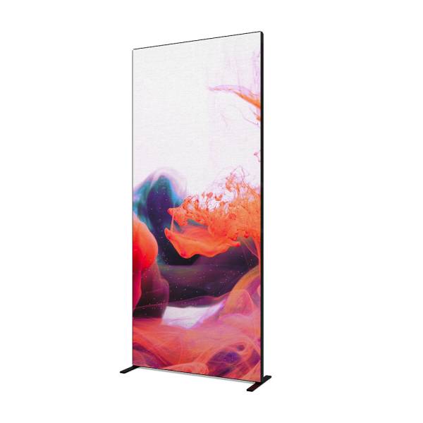 Stěna FlexFrame 100 x 230 cm Černá (vč. prodlužovací sady 30 cm)