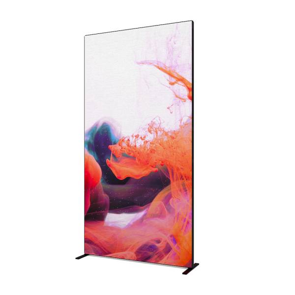 Stěna FlexFrame 120 x 230 cm Černá (vč. prodlužovací sady 30 cm)
