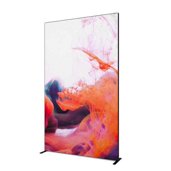 Stěna FlexFrame 150 x 250 cm Černá (vč. prodlužovací sady 50 cm)