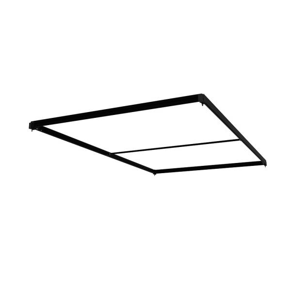 Střecha FlexFrame 120 x 200 cm Černý