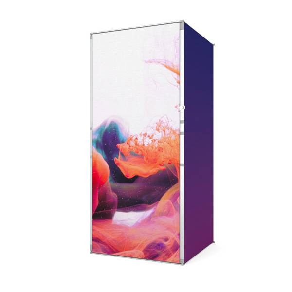 Úložná sada FlexFrame98 x 230 cm Stříbrný (vč. prodlužovací sady 30 cm)