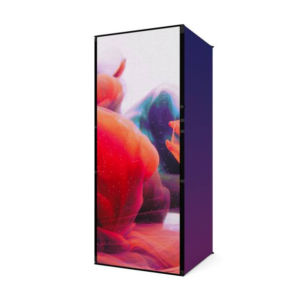Úložná sada FlexFrame98 x 250 cm Černý (vč. prodlužovací sady 50 cm)