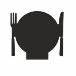 Vložka do menu stojánku černá popisovatelná, Restaurace, 100mm