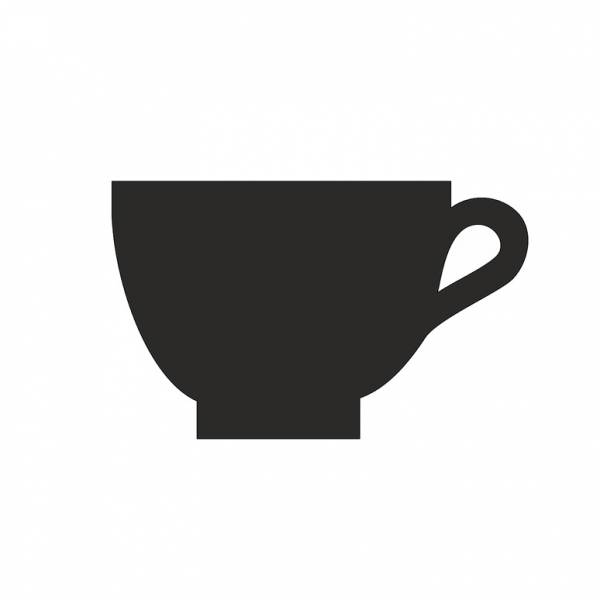Vložka do menu stojánku černá popisovatelná, Kavárna, 100mm