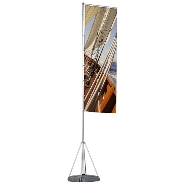 Vlajkový stožár 540cm, volně stojící