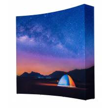 Pop-up Impress Curved stěna