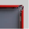 Klaprám 500x700mm, ostrý roh, profil 25mm, barva RAL 3020 červená - 108