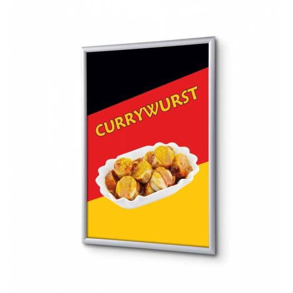 Klaprám s tiskem plakátu Currywurst