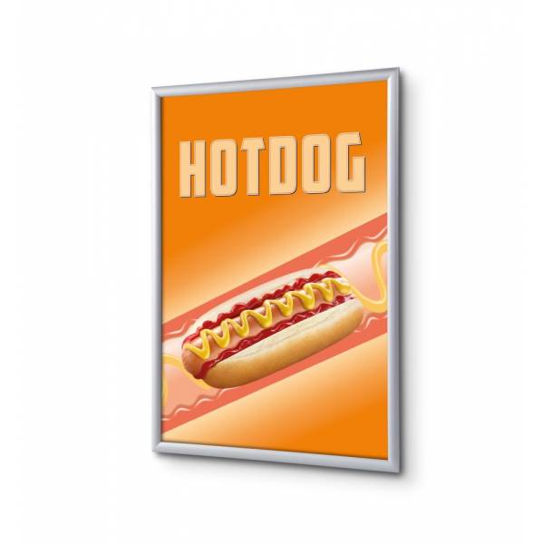 Set klaprámu a plakátu A4, Hot Dog, anglicky