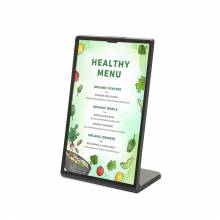 Menu stojánek SCRITTO® typu L - formát A6, černý