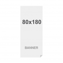 Tisk na banerový materiál Symbio s oky (gromety) 510g/m²80 x 180 cm
