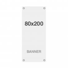 Tisk na banerový materiál Symbio s oky (gromety) 510g/m²80 x 200 cm