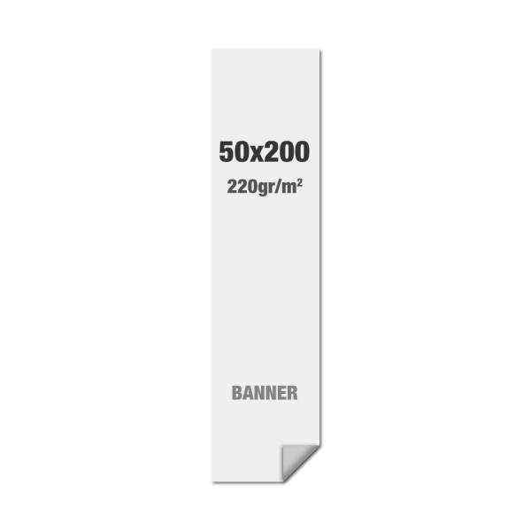 Tisk na vícevrstvý banerový materiáll 220g/m² 50 x 200 cm