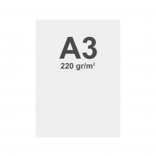 Prémiový bannerový na vícevrstvý materiál 220g/m2,matný povrch media A3 matt, 220 g m2