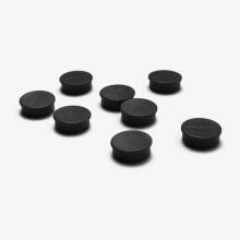 Set magnetů průměr 20 mm, 8 ks, černé