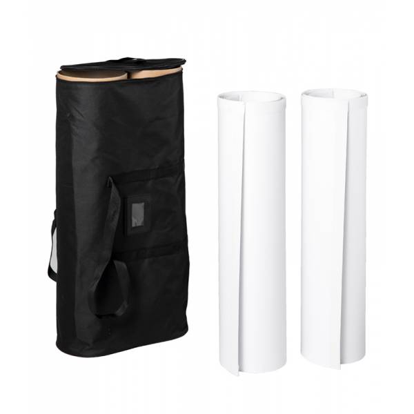 Zaoblené Boční Panely K Pop-up Fabric Stěně Premium