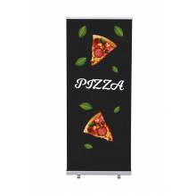 Roll-Banner Budget 85 stojan s tiskem grafiky Pizza