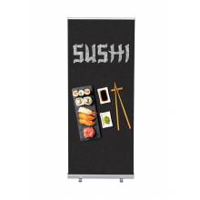 Roll-Banner Budget 85 stojan s tiskem grafiky Sushi