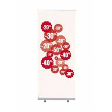 Roll-Banner Budget 85 stojan s tiskem grafiky Sleva