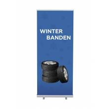 Roll-Banner Budget 85 stojan s tiskem grafiky Zimní pneumatiky