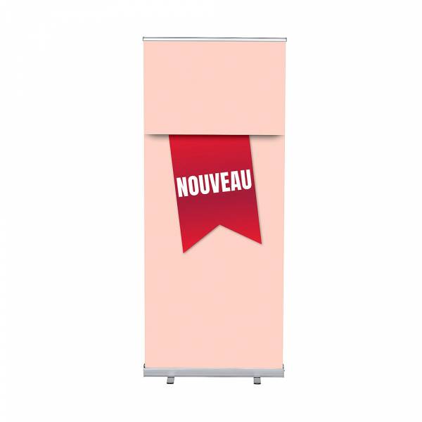 Set Roll-baneru Budget s vytištěným motivem, šířka 85 cm, Novinka, červený, francouzky