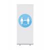 Roll-Banner Budget 85 stojan s tiskem grafiky Odstup - 2