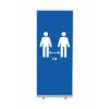 Roll-Banner Budget 85 stojan s tiskem grafiky Odstup - 1