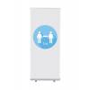 Roll-Banner Budget 85 stojan s tiskem grafiky Odstup - 3