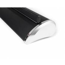 Roll-Banner Premium Black 85x160-220cm, teleskopická noha