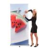 Roll-Banner Triangle 60x200cm, 4 section pole - 10