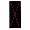Roll-Banner Triangle 60x200cm, 4 section pole - 2