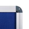 Lockable GREY Felt Noticeboard - 4