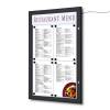 Venkovní uzamykatelná menu vitrína SCZ - 1