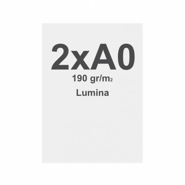 Tisk na materiál Lumina pro textilní vypínací rám  190g/m2  2x A0