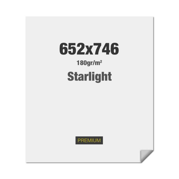 Tisk na materiál Starlight pro textilní vypínací rám (SEG) 180g/m² Dye Sub 65,2 x 74,6 cm