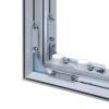 Vypínací textilní rám volně stojící, profil 120 mm, 2x A0, LED - 3