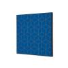 Textilní dekorace na zeď 40 x 40 Hexagon modrá - 4