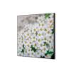 Textilní dekorace na zeď Bílé květiny Spirea - 0