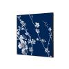 Textilní dekorace na zeď 40 x 40 Japonské třešňové květy béžová - 3