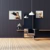 Textilní propínací rám Elegant Black A0, černá barva profilů - 4