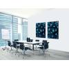 Textilní dekorace na zeď 40 x 40 Cactus zelená - 21