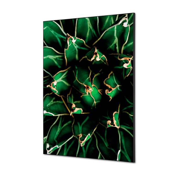 Textilní dekorace na zeď A1 Cactus zelená